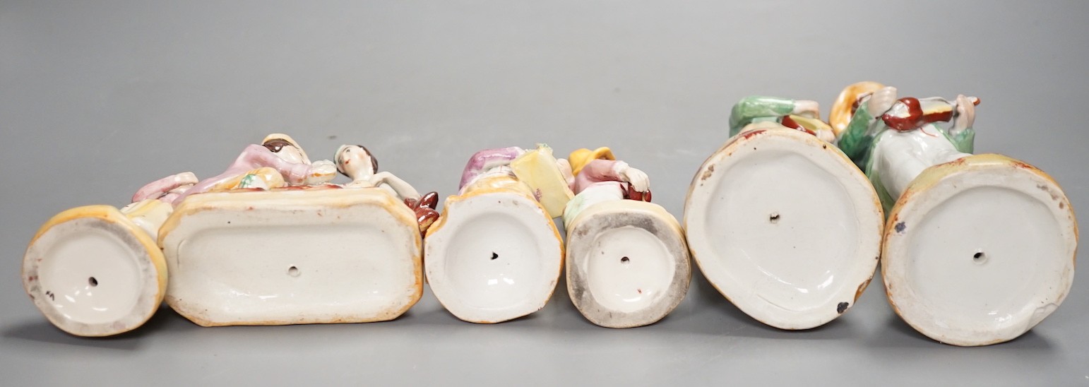 Six mid 19th century Staffordshire figures, 20cm